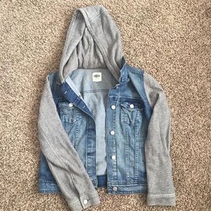 Old Navy Jean Hooded Jacket